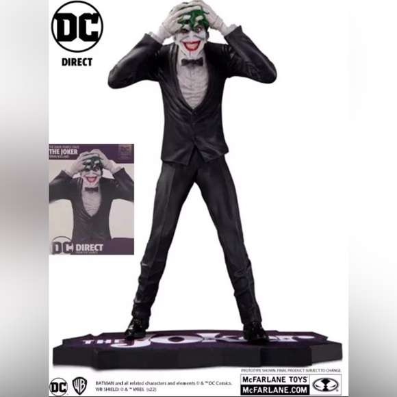 🃏The Joker Purple Craze by Brian Bolland (DC Direct) 7" Resin Statue ltd ed NIB - Picture 7 of 8